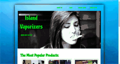 Desktop Screenshot of islandvaporizers.com