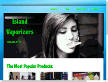 Tablet Screenshot of islandvaporizers.com